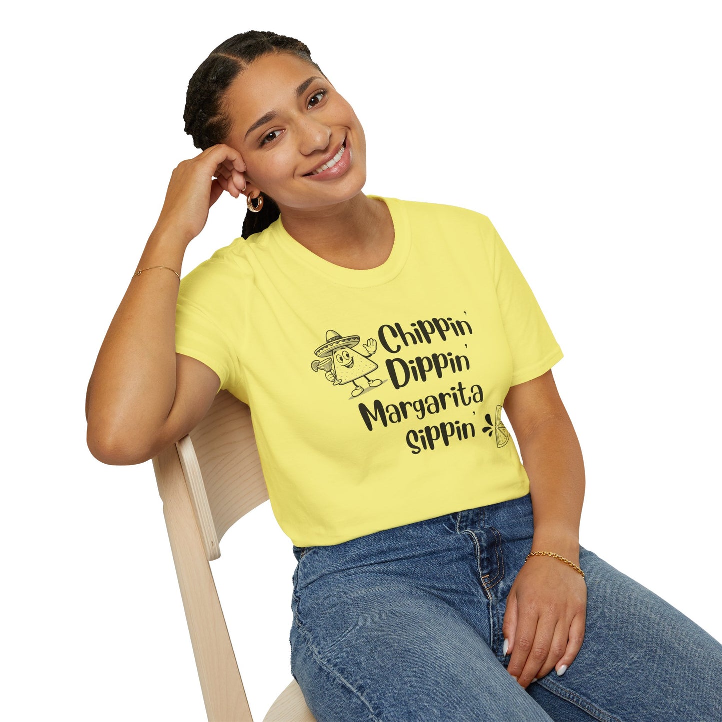 Chillin' Margarita Vibes Unisex T-Shirt, Summer Tee, Funny Shirt, Gift for Him/Her, Beachwear, Drinks Party Attire