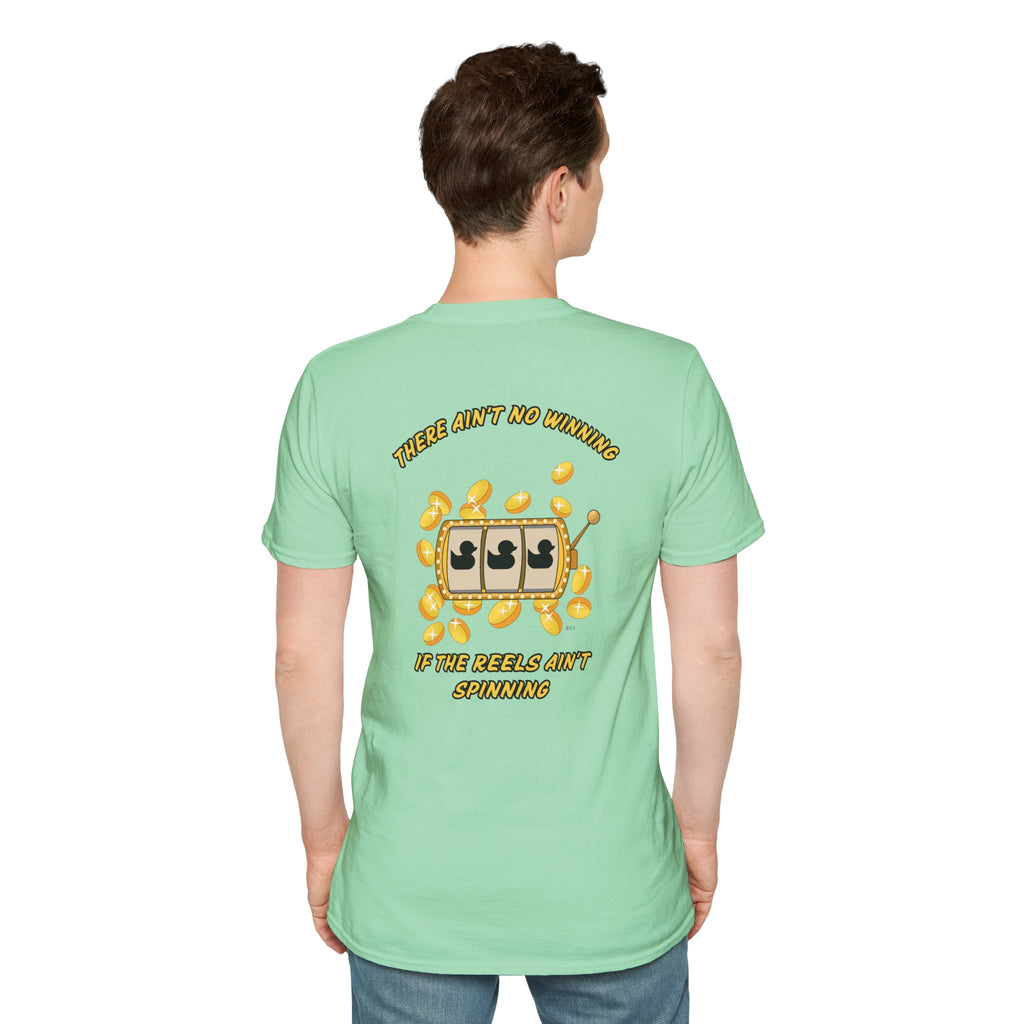 Lucky Ducks T-Shirt, Slot Machine Tee, Spin to Win Shirt, Unisex Top, Gambling Gift