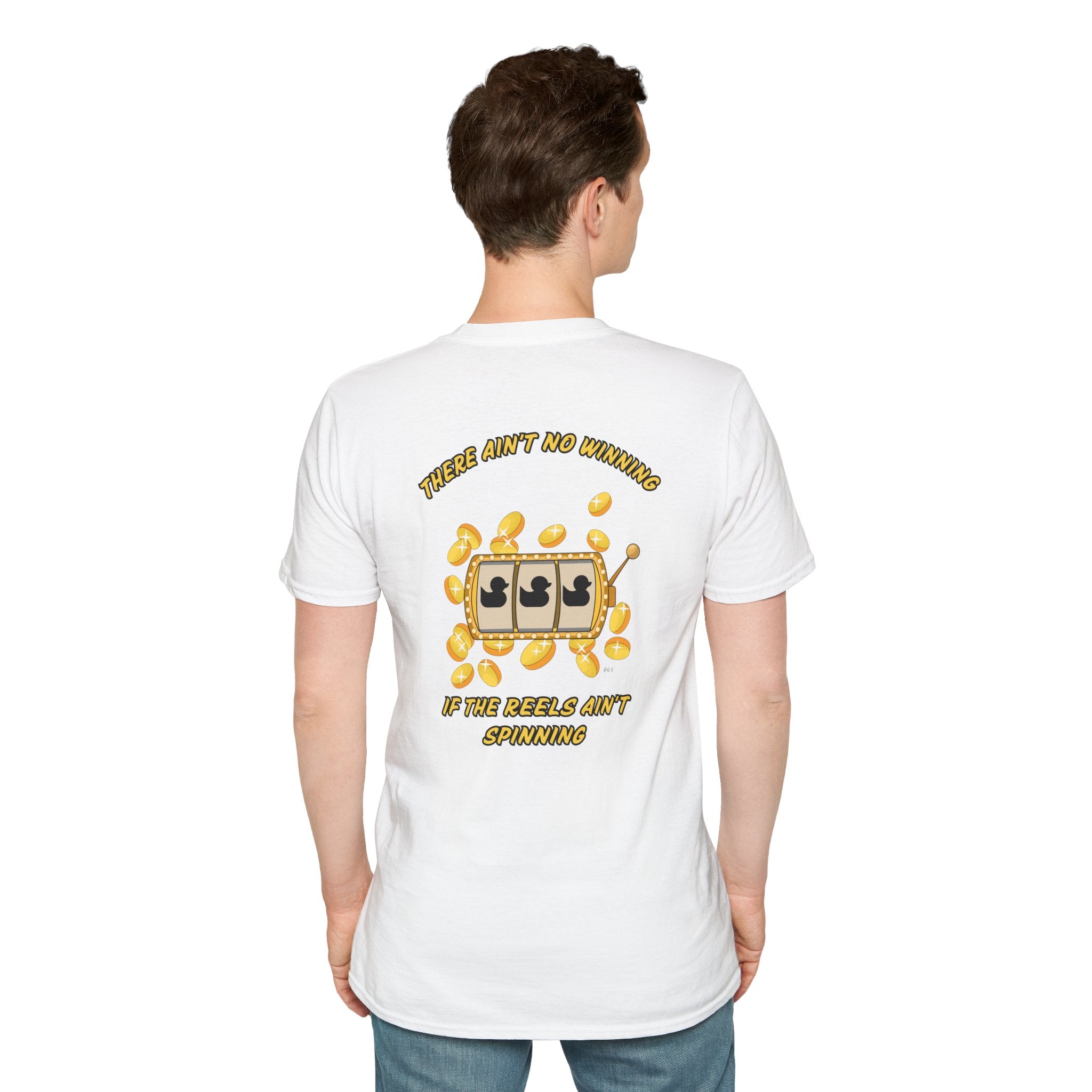 Lucky Ducks T-Shirt, Slot Machine Tee, Spin to Win Shirt, Unisex Top, Gambling Gift