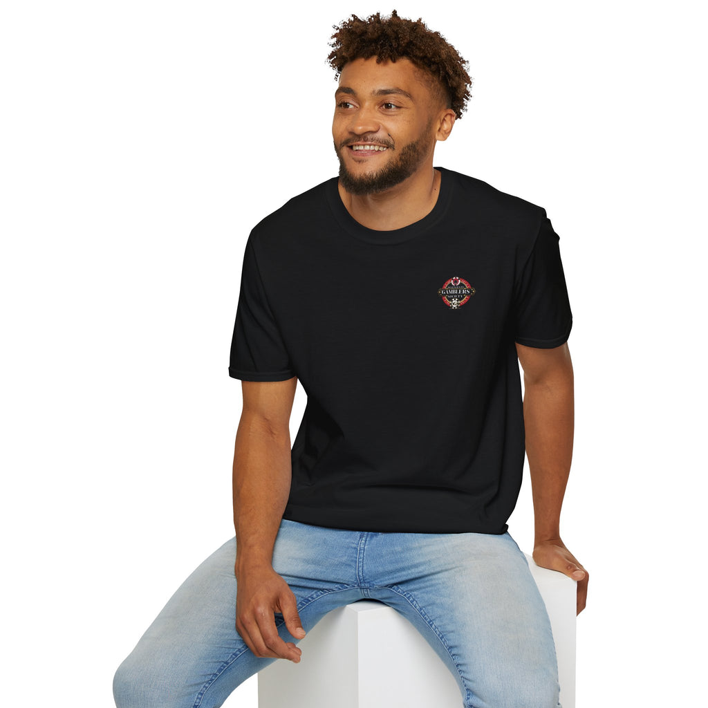 Luck Has Arrived Gambling Themed T-Shirt, Poker Player Gift, Casino Lover Tee, Card Game Apparel, Las Vegas Shirt