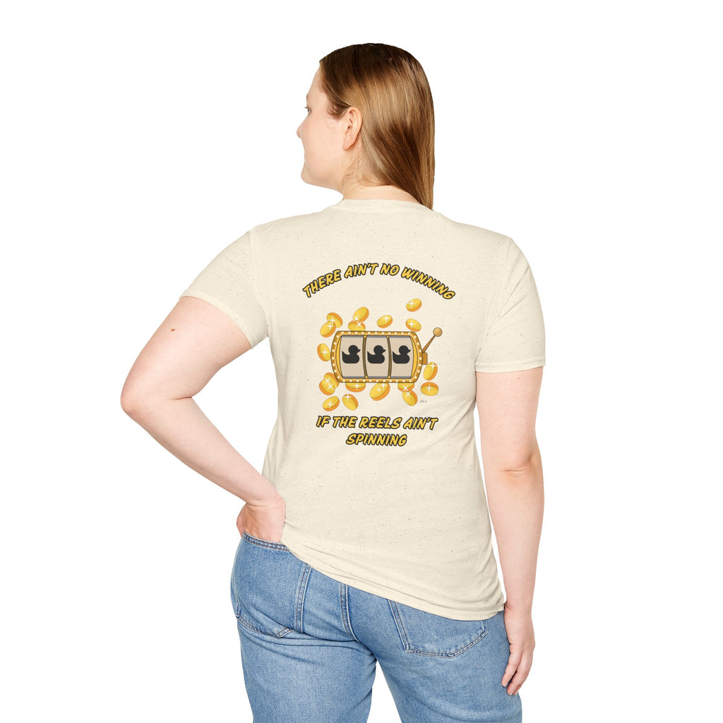 Lucky Ducks T-Shirt, Slot Machine Tee, Spin to Win Shirt, Unisex Top, Gambling Gift