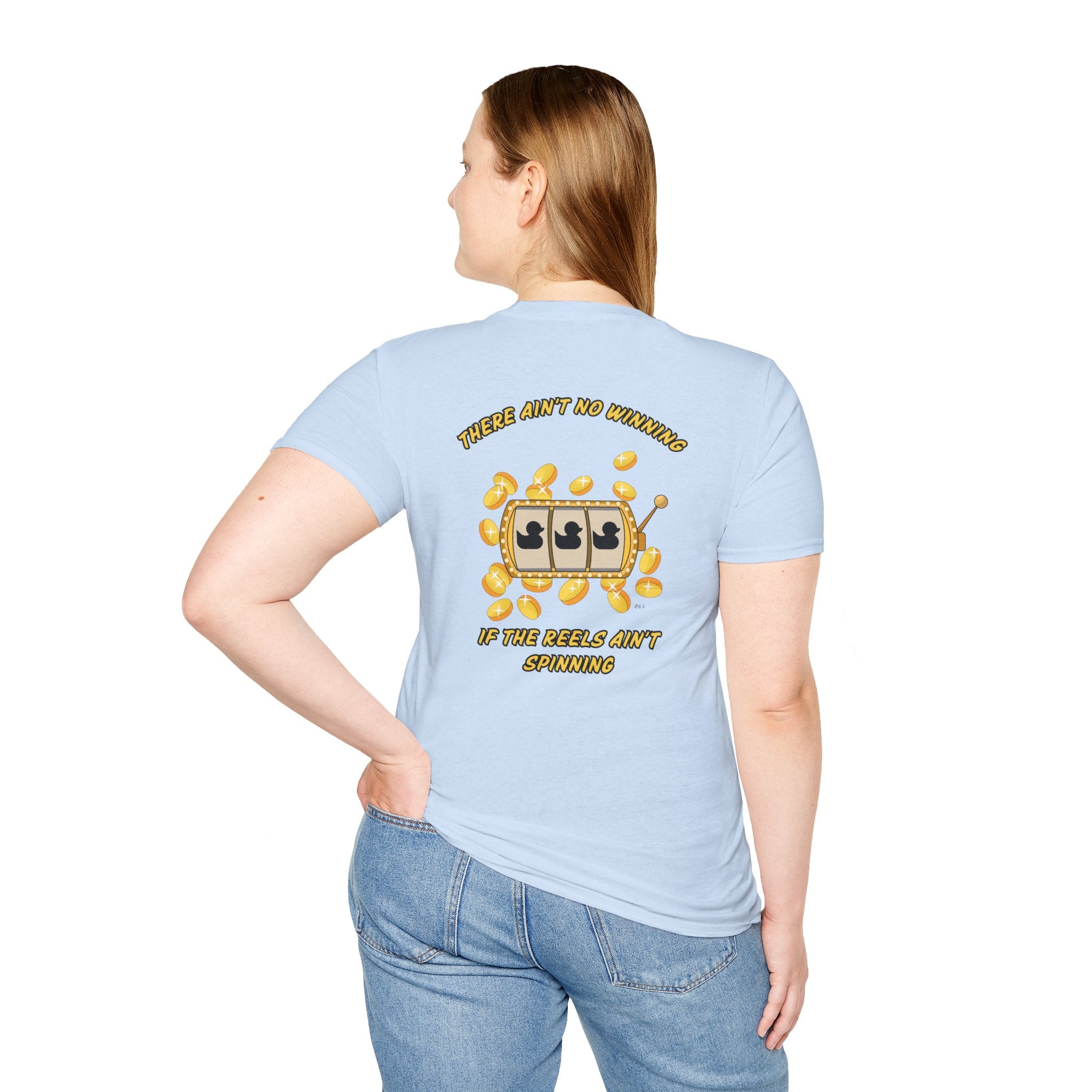 Lucky Ducks T-Shirt, Slot Machine Tee, Spin to Win Shirt, Unisex Top, Gambling Gift