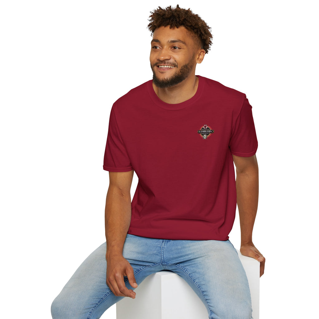 Luck Has Arrived Gambling Themed T-Shirt, Poker Player Gift, Casino Lover Tee, Card Game Apparel, Las Vegas Shirt