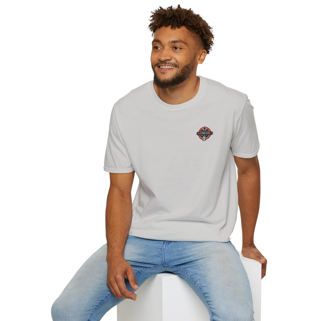 Funny Quote Spin to Win Flirty Tee, Unisex Softstyle T-Shirt, Gambling Shirt, Witty Saying Top, Gift for Gamblers, Humorous Graphic Tee