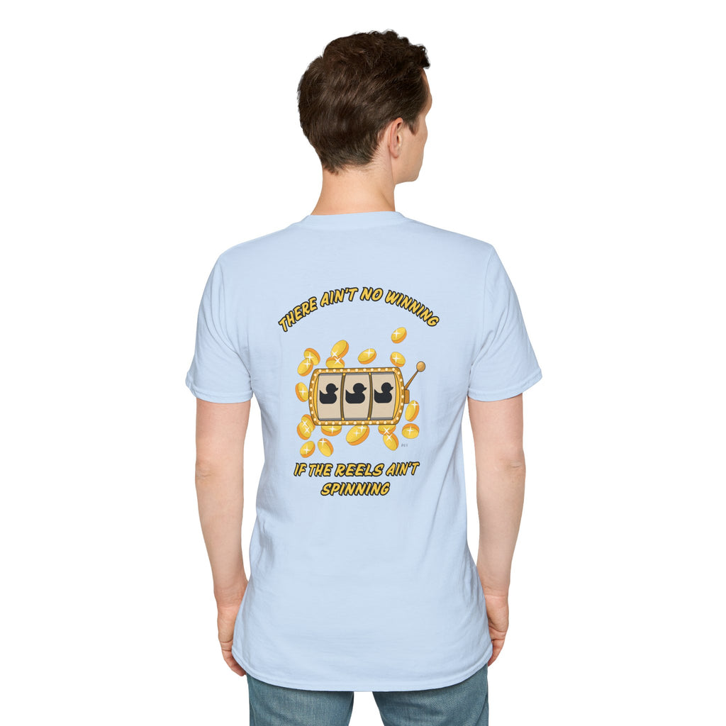 Lucky Ducks T-Shirt, Slot Machine Tee, Spin to Win Shirt, Unisex Top, Gambling Gift