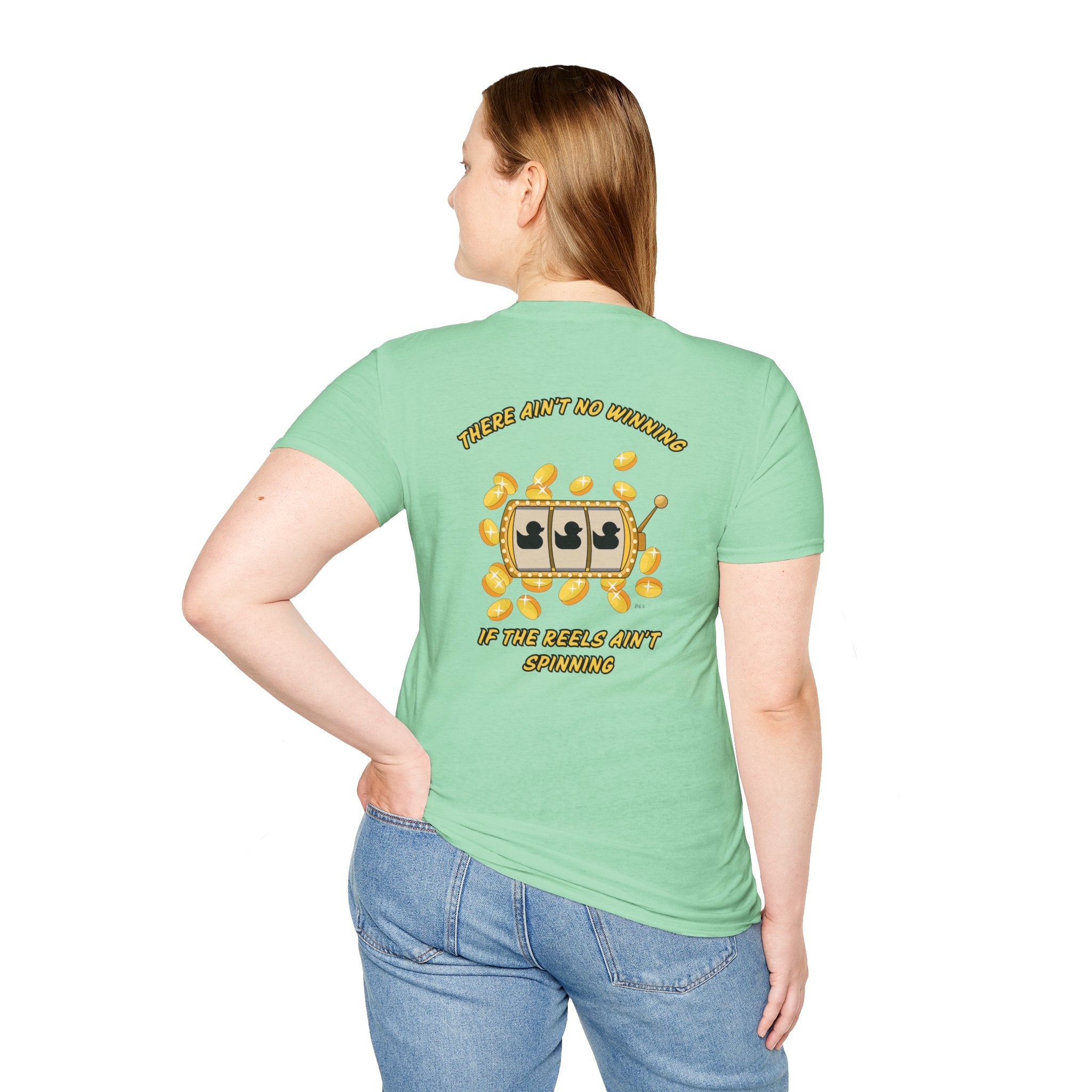 Lucky Ducks T-Shirt, Slot Machine Tee, Spin to Win Shirt, Unisex Top, Gambling Gift
