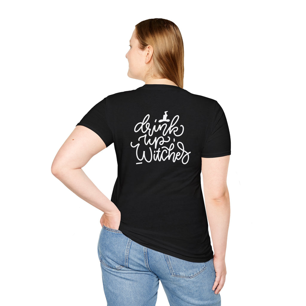 Spooky Cruise Womens Soft style T-Shirt, Halloween Shirt, Witchy Vibes Tee, Cruise Enthusiast Gift for Witches, Drink Up Witches Shirt