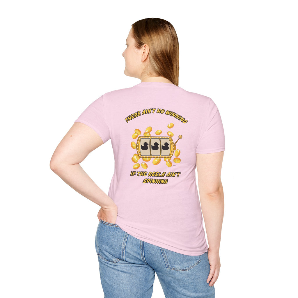 Lucky Ducks T-Shirt, Slot Machine Tee, Spin to Win Shirt, Unisex Top, Gambling Gift