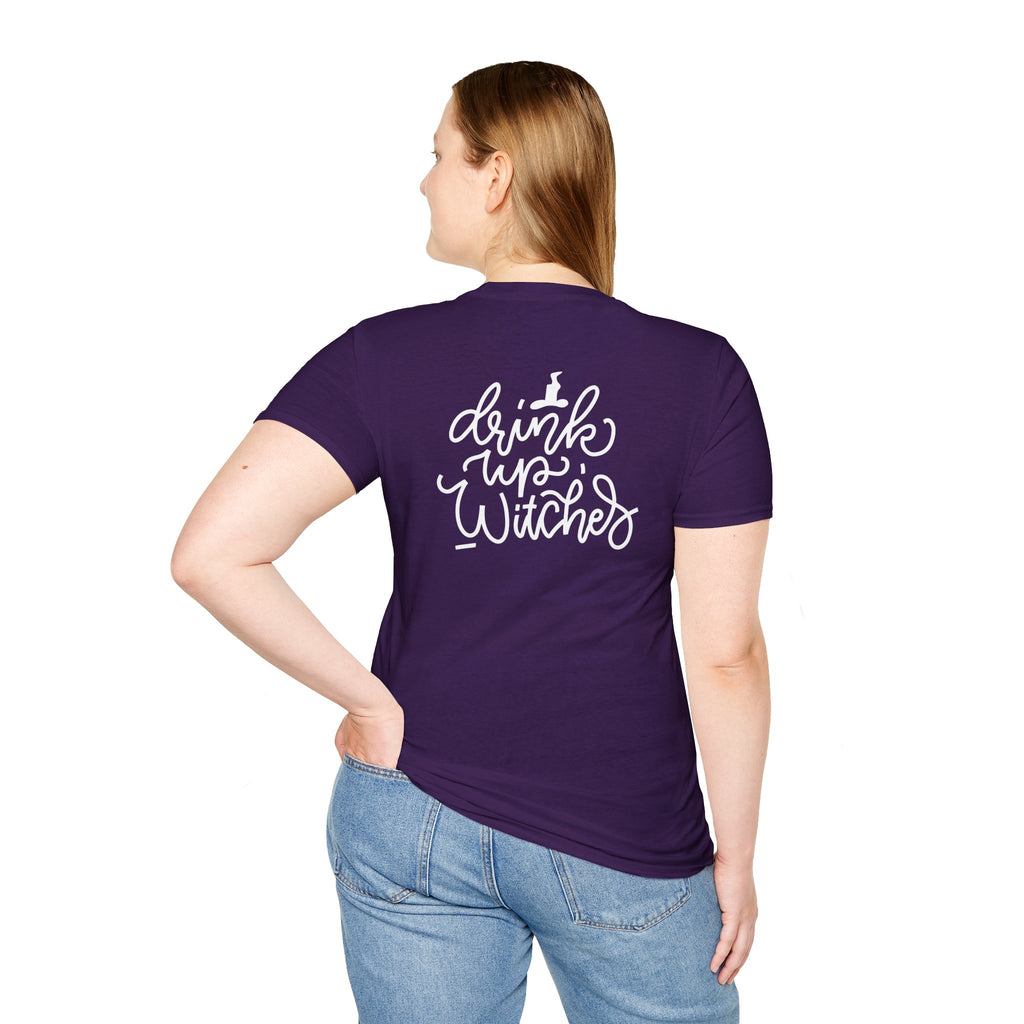 Spooky Cruise Womens Soft style T-Shirt, Halloween Shirt, Witchy Vibes Tee, Cruise Enthusiast Gift for Witches, Drink Up Witches Shirt