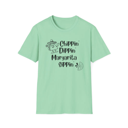 Chillin' Margarita Vibes Unisex T-Shirt, Summer Tee, Funny Shirt, Gift for Him/Her, Beachwear, Drinks Party Attire